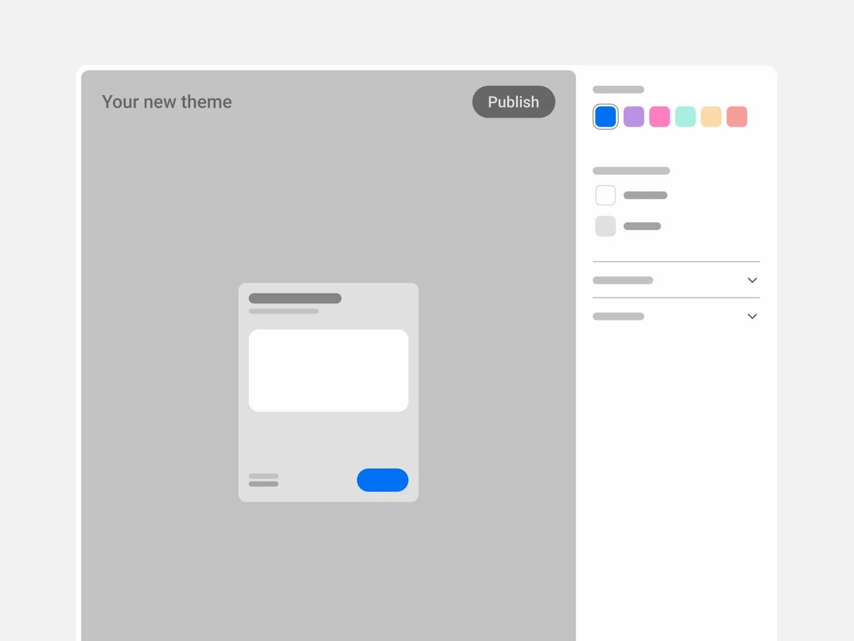 Theme Editor preview light mode